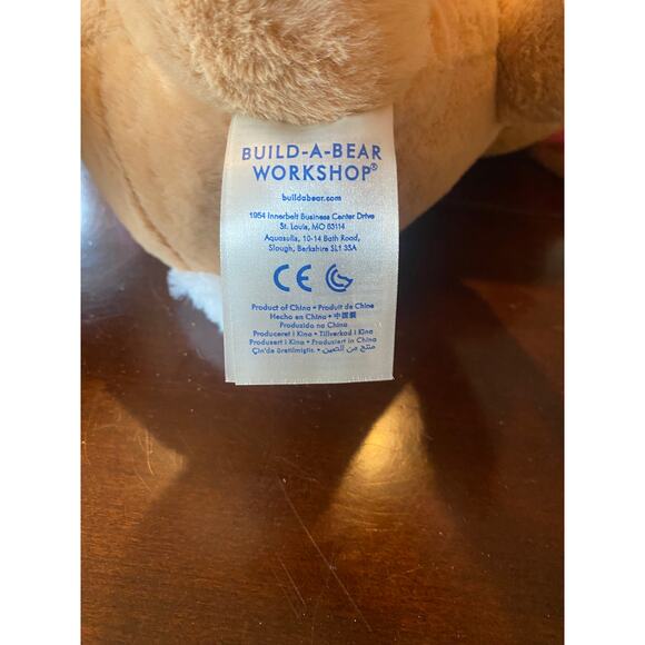 Build A Bear Kabu Pawlette Plush Bunny Rabbit Stuffed Toy Brown Pink 17 Inches - Picture 4 of 6